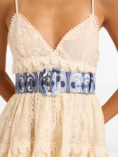 La Doublej Medium Belt 6cm In Multi