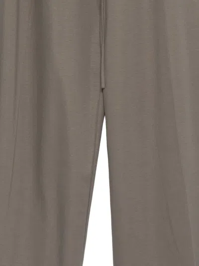 ELASTICATED DRAWSTRING TROUSERS