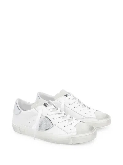 Philippe Model Prsx Leather Sneakers In Multi