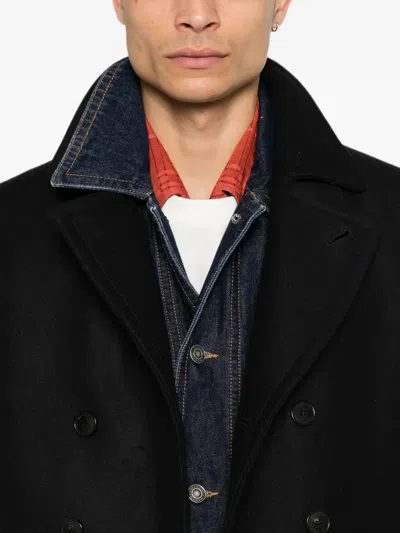 Isabel Marant Double-breasted Coat In Black