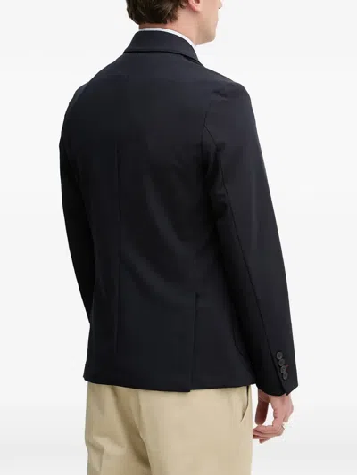 Benetton Single-breasted Notched-lapel Blazer In Blue
