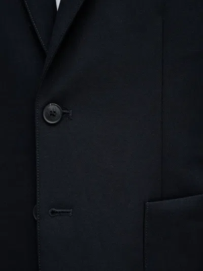 Benetton Single-breasted Notched-lapel Blazer In Blue