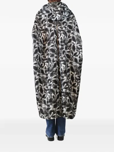 Prada Re-nylon Printed Raincoat In Multi