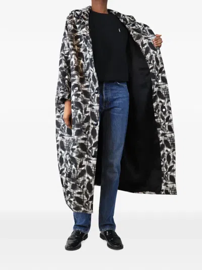 Prada Re-nylon Printed Raincoat In Multi