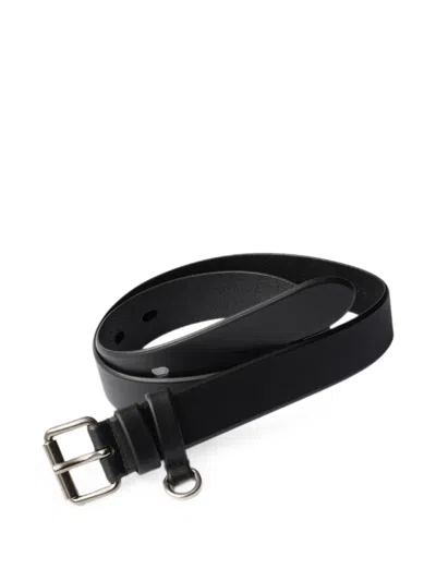 Prada Leather Belt In Black