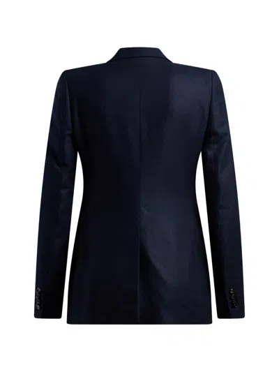 Tagliatore Peak-lapel Single-breasted Blazer In Multi