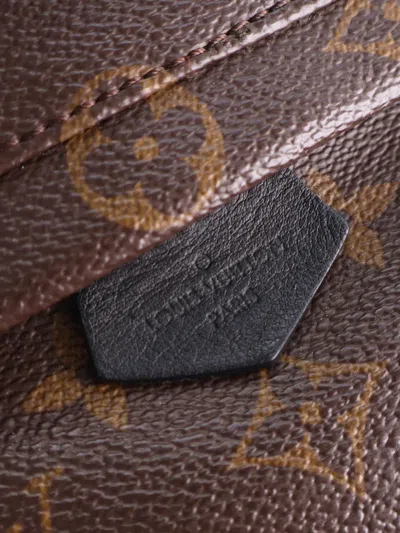 Pre-owned Louis Vuitton 2020 Monogram Mini Palm Springs Backpack In Brown