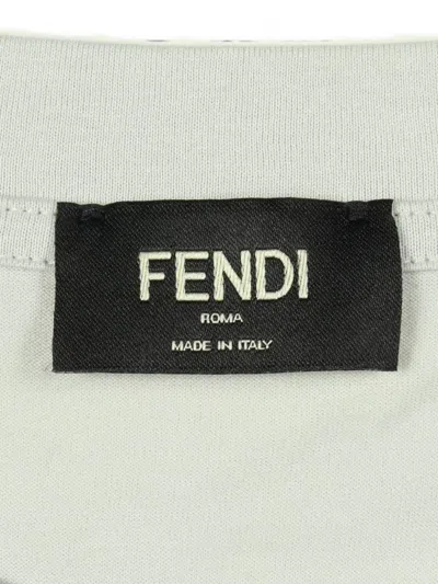 Pre-owned Fendi 2010s Zucca T-shirt In Gray