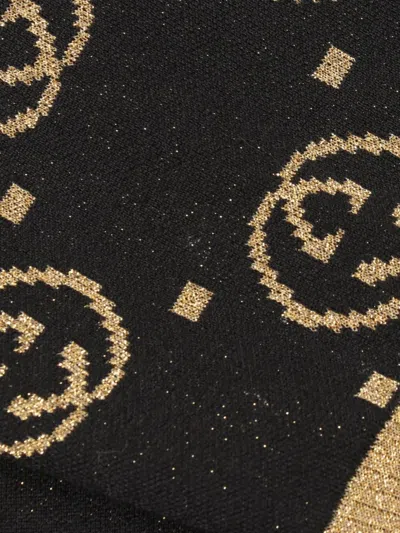 Pre-owned Gucci Interlocking G Pattern Cardigan In Black