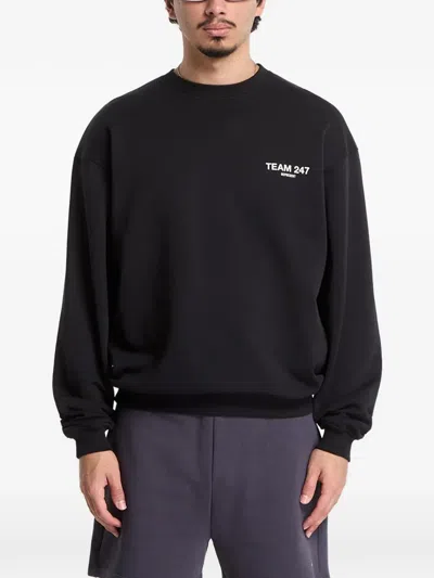 Represent 247 Team Oversized Sweater In Black