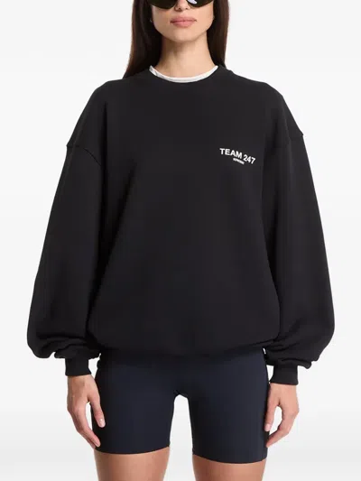 Represent 247 Team Oversized Sweater In Black