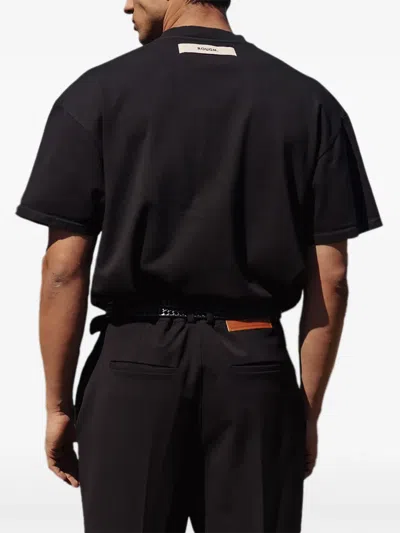 Rough Water T-shirt In Black