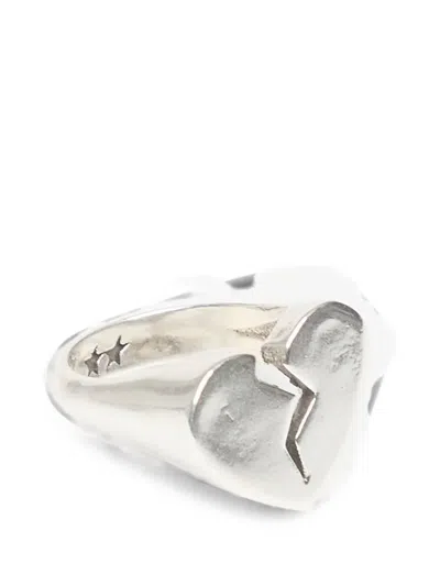 Twojeys Broken Heart Ring In Metallic