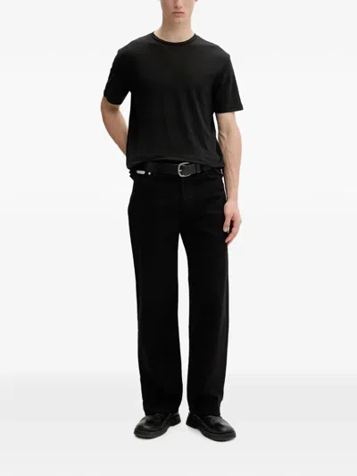 Rag & Bone Crew-neck T-shirt In Black