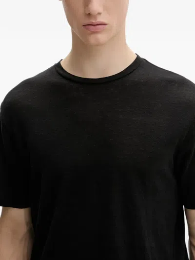 Rag & Bone Crew-neck T-shirt In Black