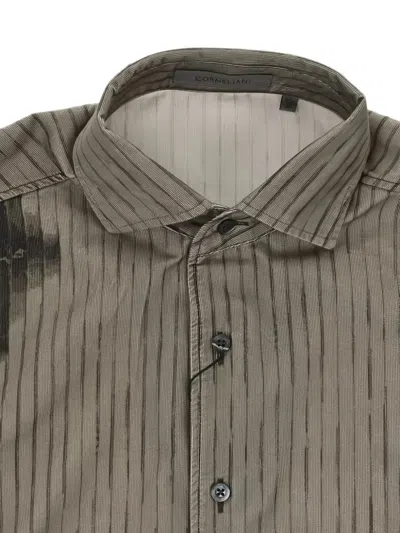 Corneliani Striped Shirt In Multi