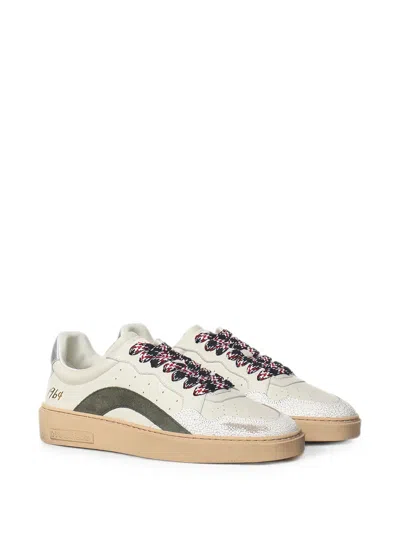 Dsquared2 Rider Distressed-effect Panelled Sneakers In Multi