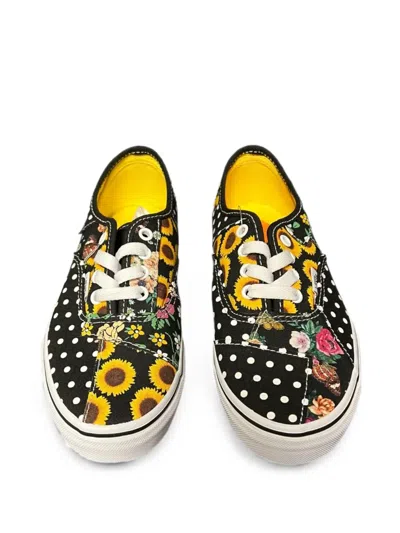 Vans Authentic Patchwork Sneakers In Black