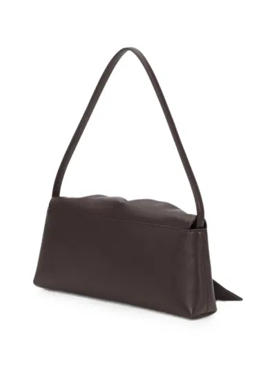 Rotate Birger Christensen The Drape Bag Brown Leather In Brown