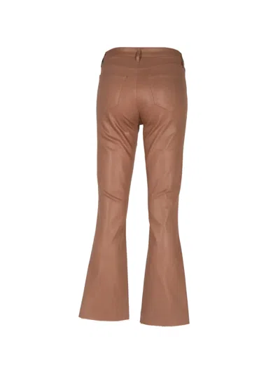 L'agence Kendra Flared Jeans In Brown