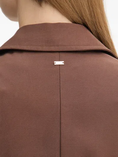 Gaudì Belted Multi-pocket Jacket In Brown
