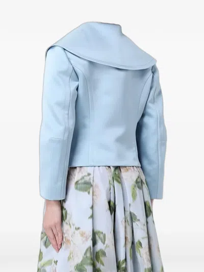 Antonio Marras Oversized-collar Button-up Jacket In Blue