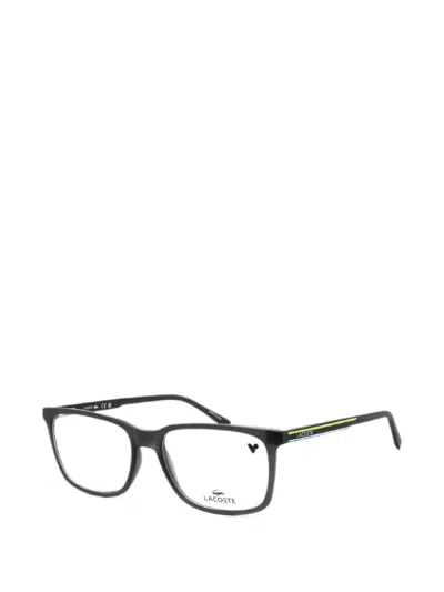Lacoste Rectangle-frame Glasses In Black