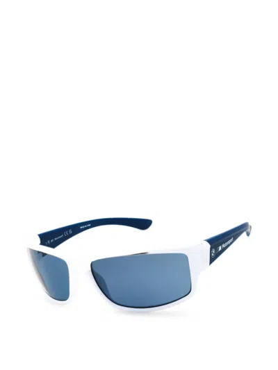 Bmw Rectangle-frame Sunglasses In Blue
