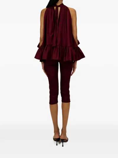 Azeeza Plath Blouse In Red