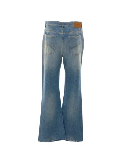 Amiri Slash Bootcut Jeans In Blue