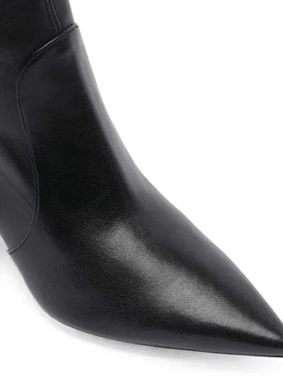 Stuart Weitzman Stuart Power Pointed-toe Ankle Boots In Animal Print