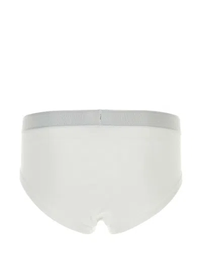 Tom Ford Logo-waistband Briefs In White