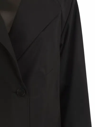 Weekend Max Mara Cropped Double-breasted Jacket In Black