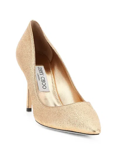 Jimmy Choo Romy 85 Glitter-effect Pumps In Multi