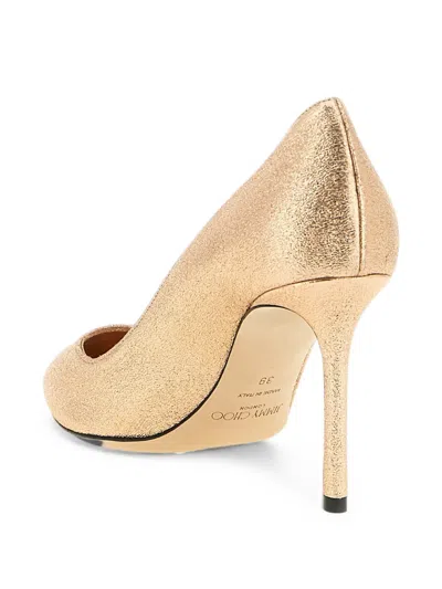 Jimmy Choo Romy 85 Glitter-effect Pumps In Multi