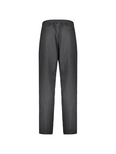 Fedeli Drawstring Elasticated-waist Trousers In Gray
