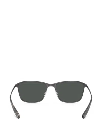 Brooks Brothers 57mm Rectangular Sunglasses In Gray