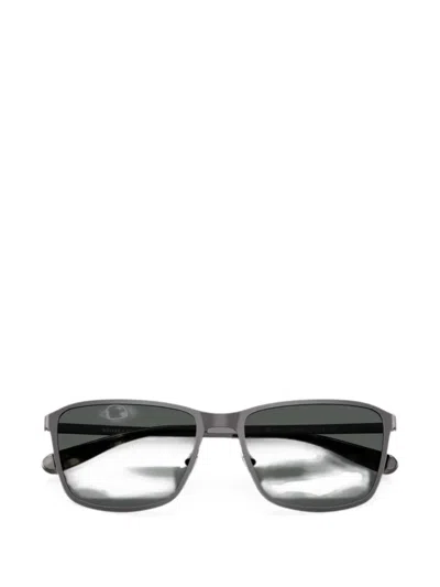 Brooks Brothers 57mm Rectangular Sunglasses In Gray