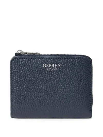 Osprey Medium Core Leather Wallet In Blue