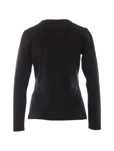 Liu •jo Sequin-logo Long-sleeve T-shirt In Multi
