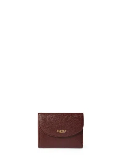 Osprey Small Core Leather Wallet In Brown