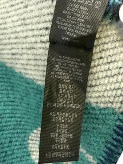 Pre-owned Burberry Printed Cape In Blue