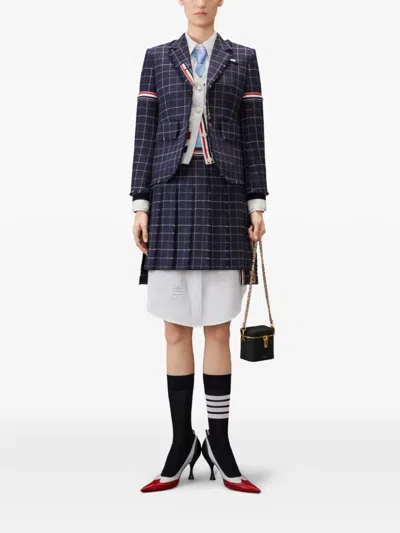 Thom Browne Argyle-pattern Cardigan In Multi