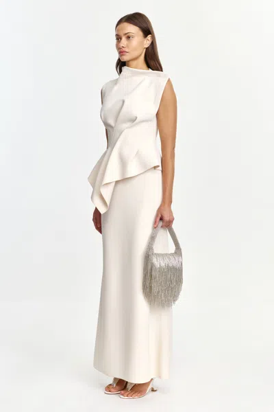 Acler Burbank Structured Top In White