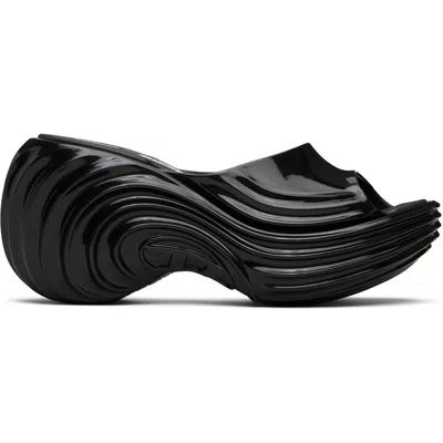 Diesel Black Melissa Edition Quantum Platform Heeled Sandals In Black