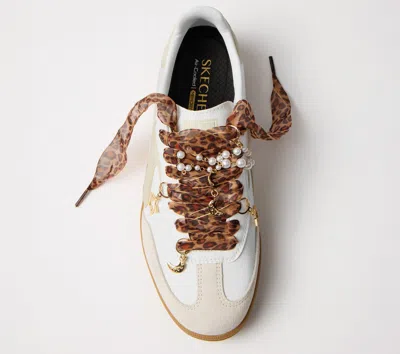 Skechers Unisex Leopard Lace Charm Pack In Gold