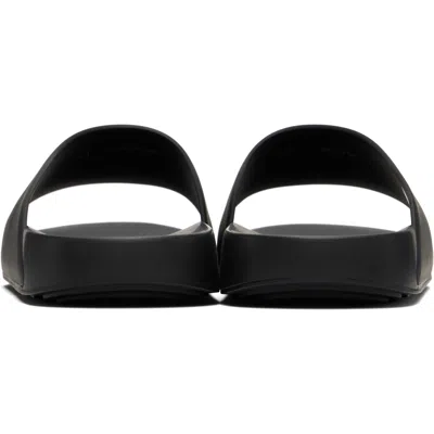 Givenchy Black Label Mule Slides In Black