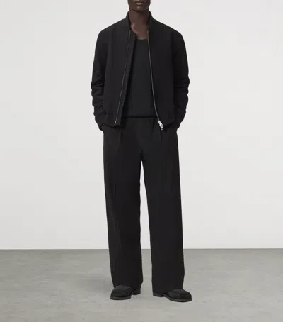 Allsaints Wool-blend Deceit Bomber Jacket In Multi