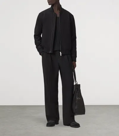 Allsaints Wool-blend Deceit Bomber Jacket In Multi
