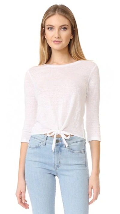 Cupcakes And Cashmere Mariel 3/4 Sleeve Top In White